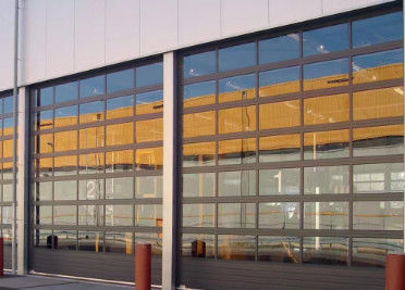 購入 防火展覧会ホール用透明アルミニウム産業用切断ドア online manufacture