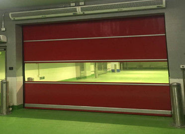 購入 耐久性のあるPVC工業 高速ロールアップドア 自動 クリーンワークショップのために online manufacture