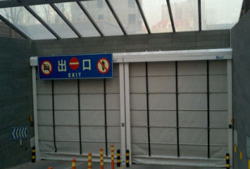 購入 濃い青 垂直 リフト 織物 ドア 産業 空港 造船所 online manufacture