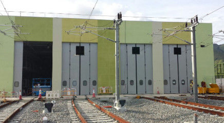 購入 ISO 9001 自動車産業折り畳みドア 鉄道整備駅のドア online manufacture