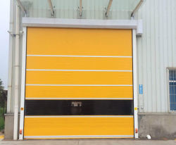 購入 パーソナライズ可能なレジリエンスのPVC 急速ドア  Frost 耐える Windows 性能のための自動トラックリセット online manufacture