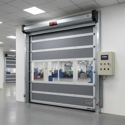 購入 220V 380V AC産業用高速ドア ロールアップまたはスライディングドア 制御システムまたはセンサーが活性化されているタイプ online manufacture