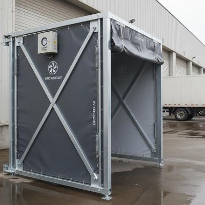 購入 0.75KW出力、強風に耐える耐風設計の防水・UV耐性ドックシェルター online manufacture