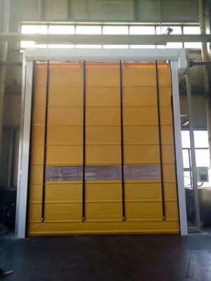 ISO 9001 垂直リフト 織物 ドア 工業 高速スタッキング ドア