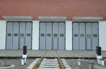 鋼鉄 工業 折りたたむドア 鉄道 貨幣化 整備 駅 ドア
