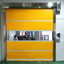 工場 ホットモデル 高速ローリングシャッター PVC ドア