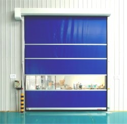 生産性の向上 PVC高速ドア 2 M/s 開口速度 1000-1500 高周波開口